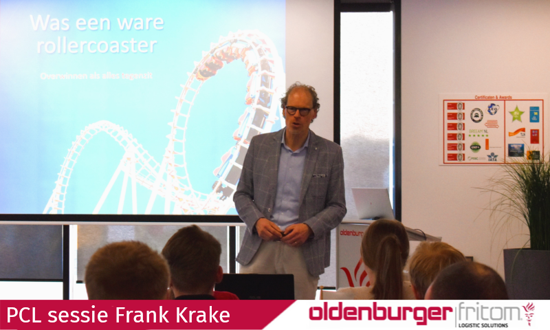 Frank Krake te gast bij PCL sessie Oldenburger|Fritom op 18 maart 2024.