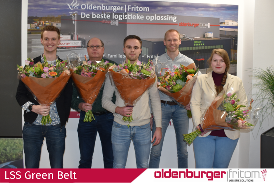 LSS Green Belts Melvin van Zonneveld, Gerjan Hoijtingh, Jarno ten Caat, René Bos, Mandy Hartmann, Jordi Stel.