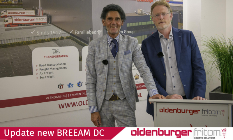 Update meeting on Oldenburger|Fritom's new BREEAM Outstanding distribution center.