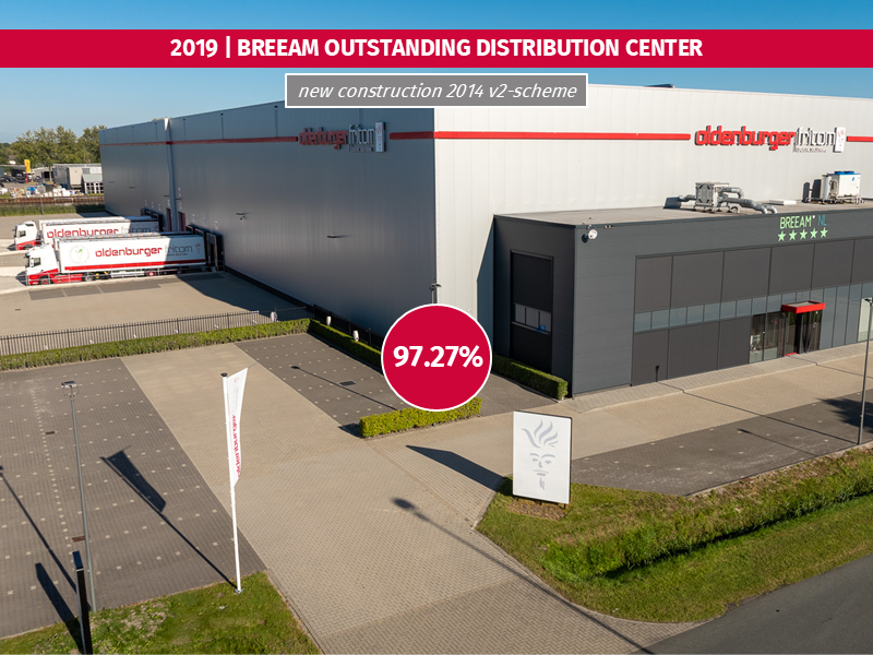 2019 Breeam Outstanding Distribution Center Oldenburger Fritom Veendam (NL)