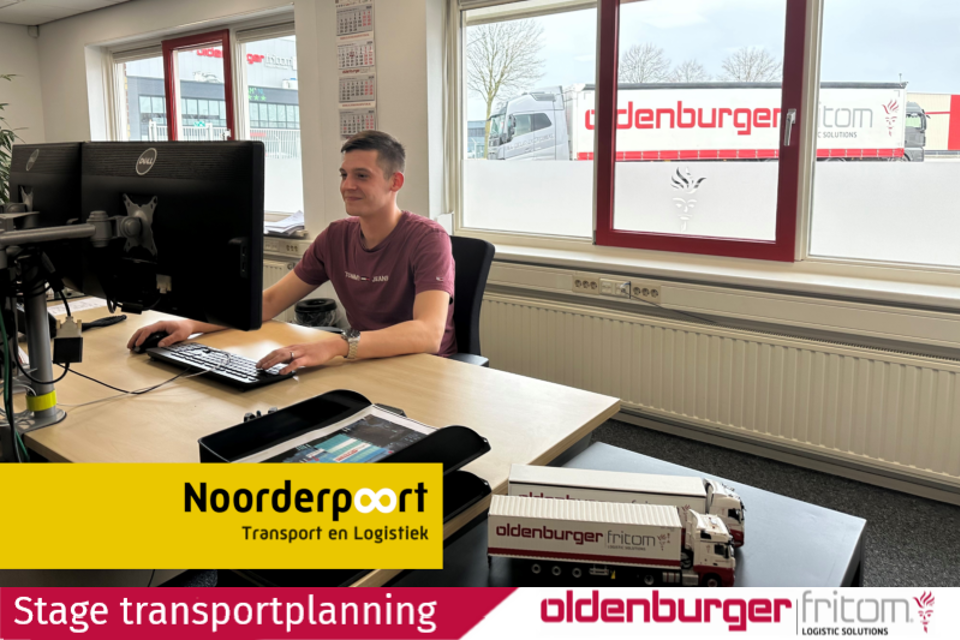 Stage transportplanning bij Oldenburger|Fritom in samenwerking met Noorderpoort.