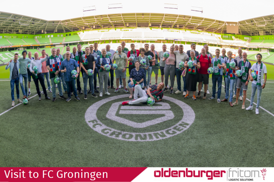 On 19 June 2023, the employees of Oldenburger|Fritom visited football club FC Groningen.