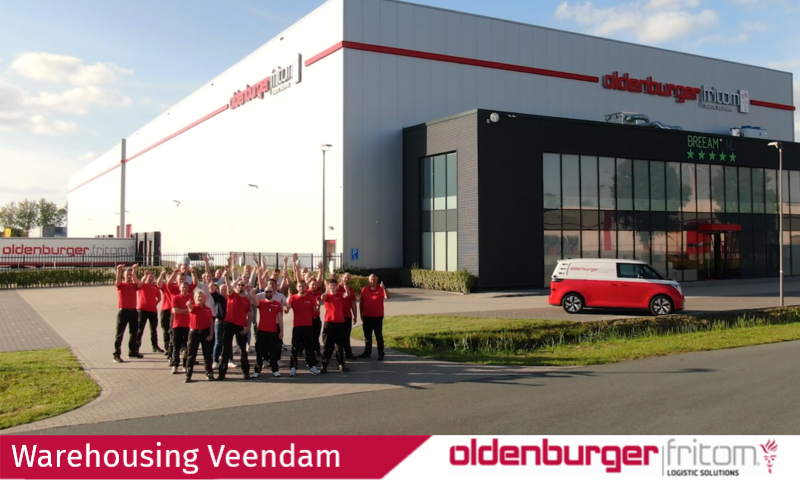 Sustainable warehousing by logistics service provider Oldenburger|Fritom in Veendam.