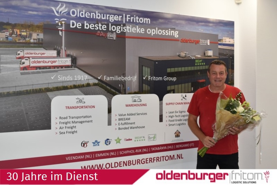 Jan Willem Stormbroek arbeitet seit 30 Jahren bei Logistikdienstleister Oldenburger|Fritom.