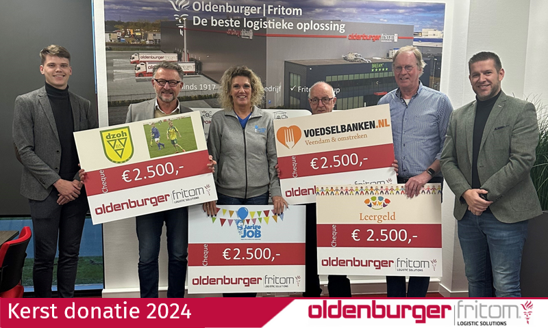 Kerst Donatie 2024 Oldenburger Fritom