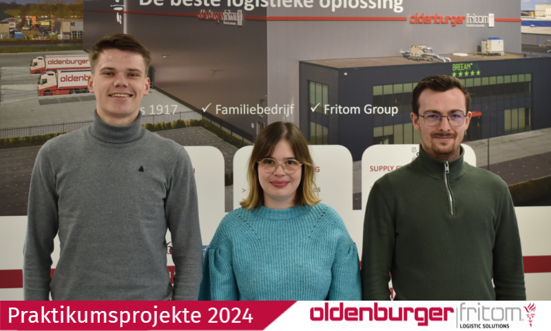 Praktikumsprojekte 2024 bei Oldenburger|Fritom Logistic Solutions.