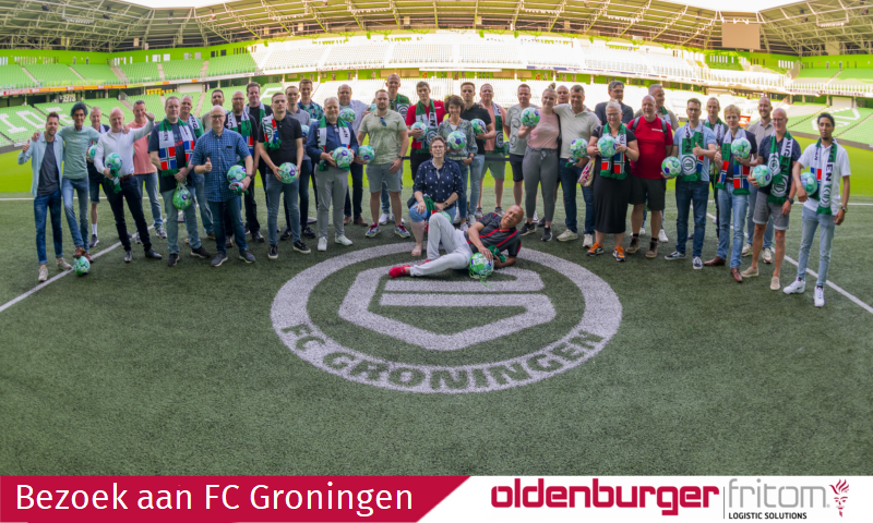 Op 19 juni 2023 bezochten medewerkers Oldenburger|Fritom voetbalclub FC Groningen.