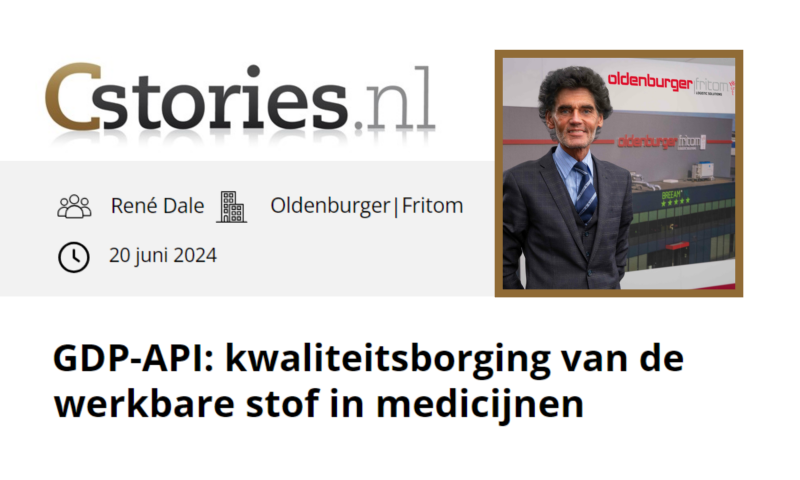 Blog van René, CEO Oldenburger|Fritom, op Cstories, platform voor business storytelling.