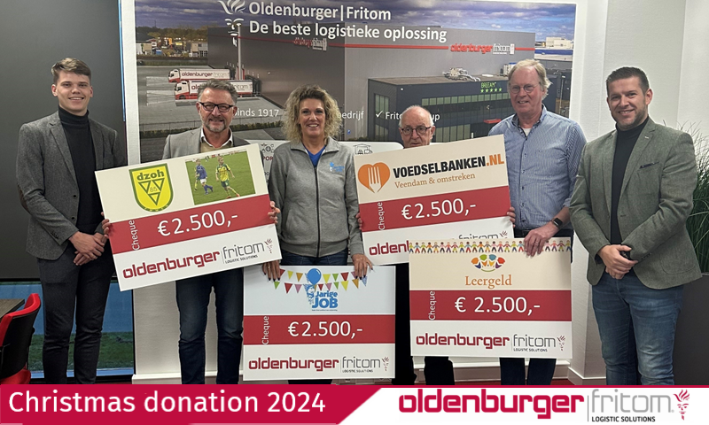 Christmas Donation 2024 Oldenburger Fritom