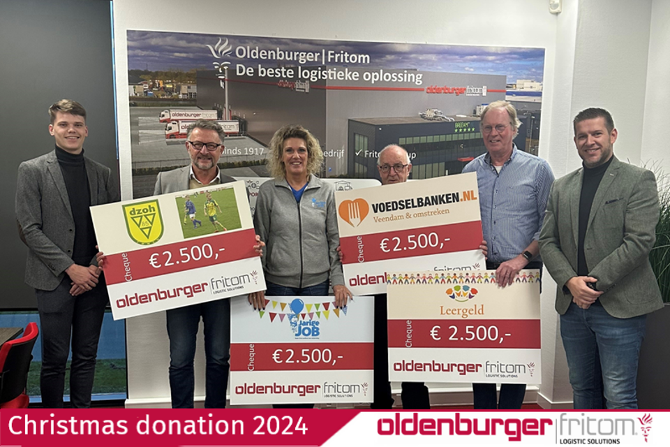 Christmas Donation 2024 Oldenburger Fritom