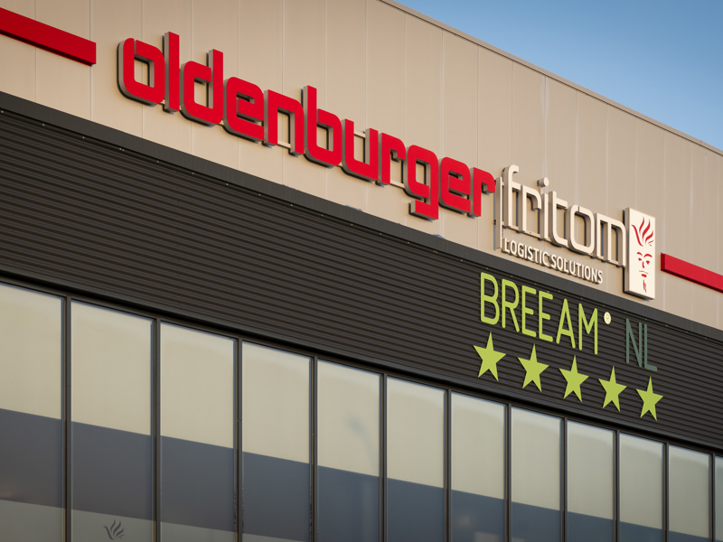 Oldenburger|Fritom hat in Veendam ein BREEAM Distributionszentrum mit fortschrittlichen und nachhaltigen Installationen.